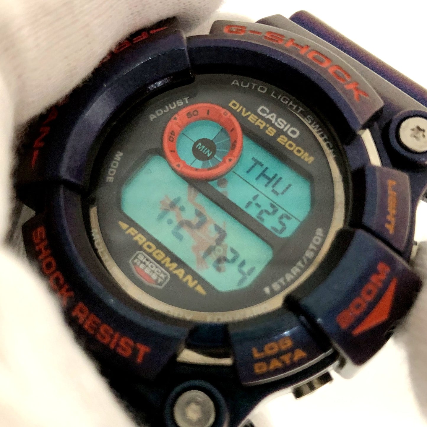 G-SHOCK CASIO Casio watch GW-201-6 FROGMAN Majora Poison Frog Purple Digital Qua