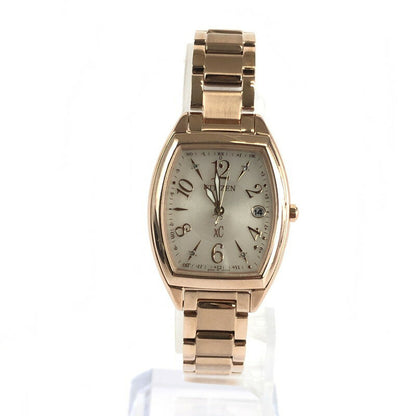 Citizen Watch XC Eco-Drive Pink Gold Ladies H060-T023894 Used in Japan