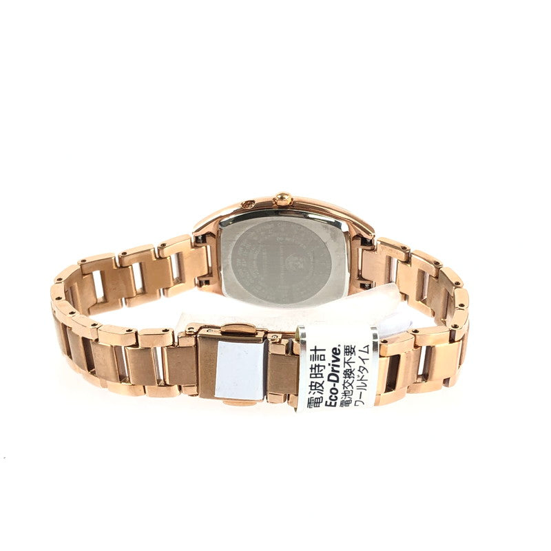 Citizen Watch XC Eco-Drive Pink Gold Ladies H060-T023894 Used in Japan