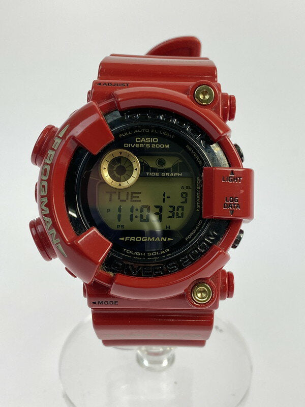 Casio Watch G-Shock Frogman 30th Anniversary Red GF-8230A-4JR Used in Japan