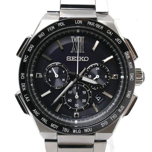 SEIKO Watch Brights Flight Expert Radio Solar SAGA209/8B92-0AF0 Men's Used JPN
