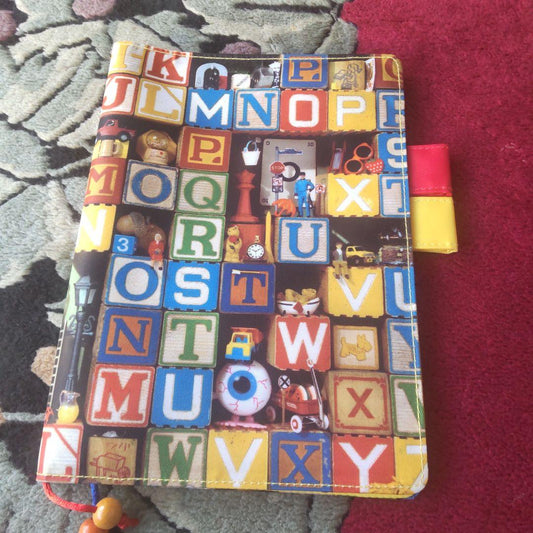 Hobonichi Notebook Cover A5 Cousin Size Alphabet Maze Used in Japan