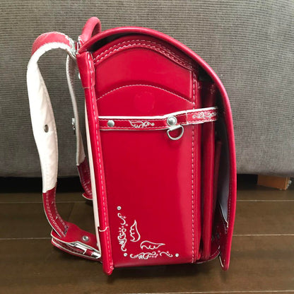 Randoseru Japanese School Bag Kid's Backpack Kandaya Kaban Red Used