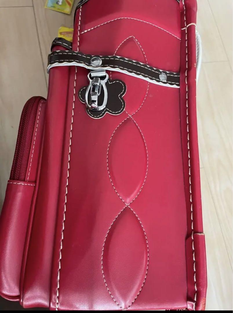 Randoseru Japanese School Bag Kid's Backpack SNOOPY Fit-chan Red Used