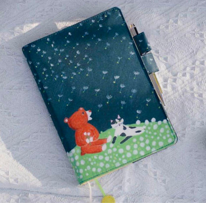 Near Mint Hobonichi Notebook Cover A5 Cousin Size Keiko Shibata Used in Japan