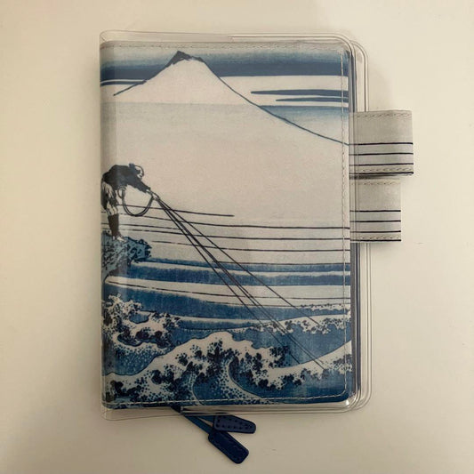 Hobonichi Notebook Cover A6 Original Size Katsushika Hokusai Used in Japan