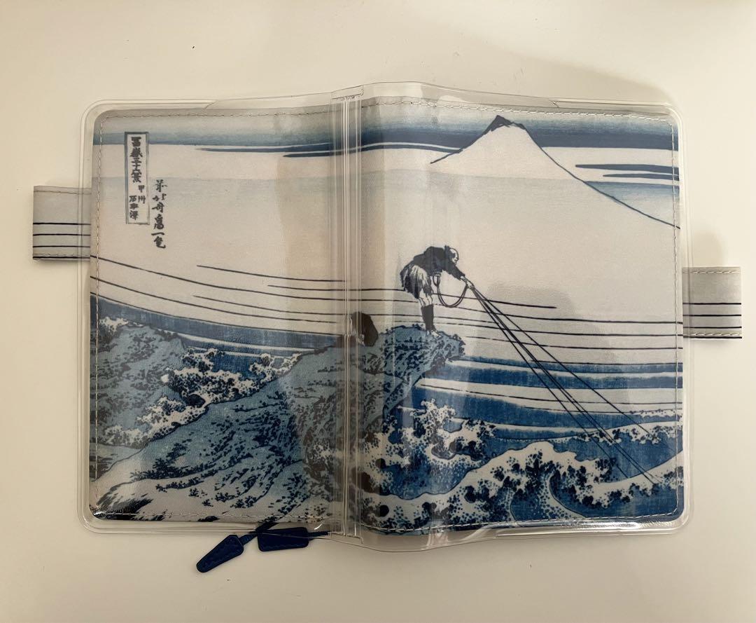 Hobonichi Notebook Cover A6 Original Size Katsushika Hokusai Used in Japan