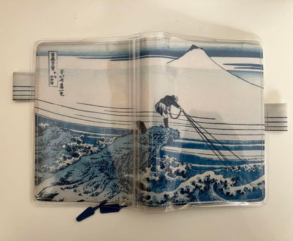 Hobonichi Notebook Cover A6 Original Size Katsushika Hokusai Used in Japan