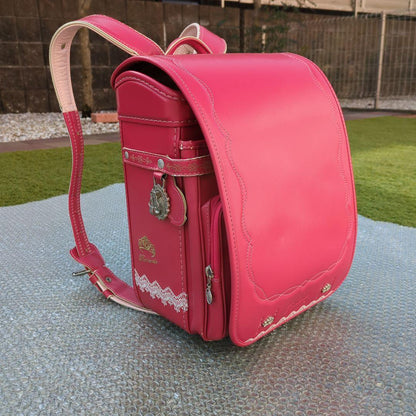 Randoseru Japanese School Bag Kid's Backpack LIRICO Cherry Pink Used