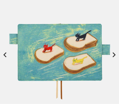 Near Mint Hobonichi Notebook Cover A6 Original Size Breads Floating in the Wind