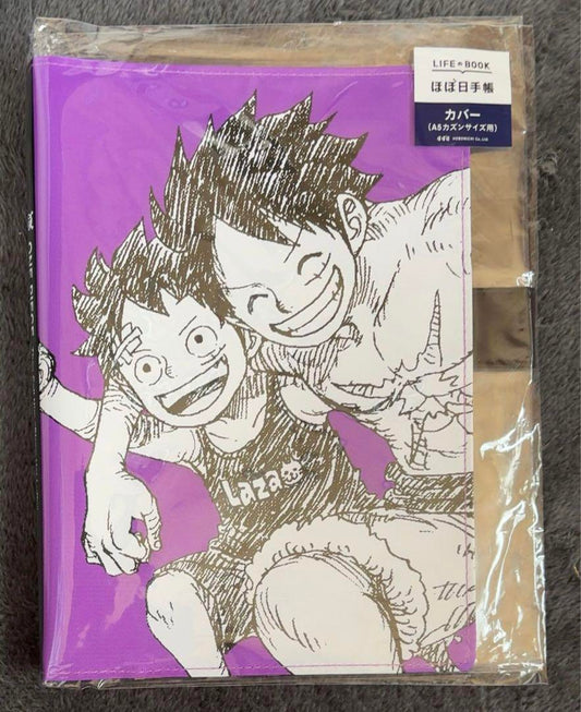 Hobonichi Notebook Cover A5 Cousin Size ONE PIECE Purple Used in Japan