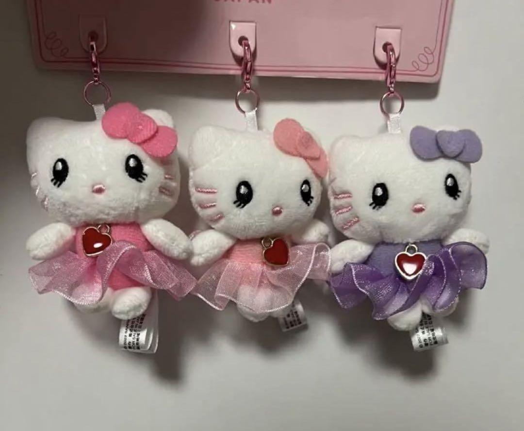 Near Mint Hello Kitty USJ Universal studio japan Kitty Mascot Charm Set Used