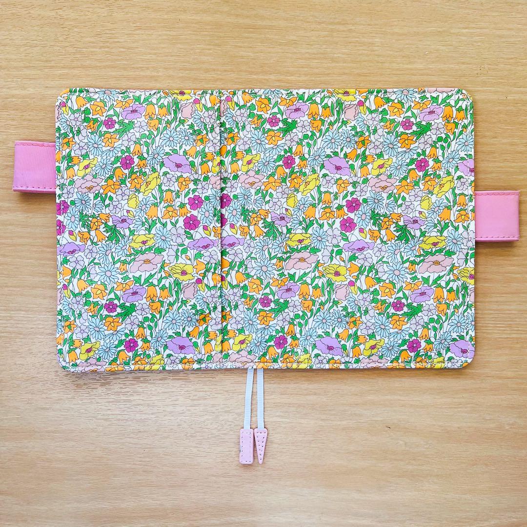 Hobonichi Notebook Cover A6 Original Size Liberty Poppy Forest Used in Japan