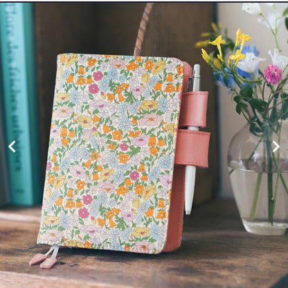 Hobonichi Notebook Cover A6 Original Size Liberty Poppy Forest Used in Japan