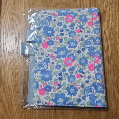 Near Mint Hobonichi Notebook Cover A5 Cousin Size Liberty Neon blue Japan