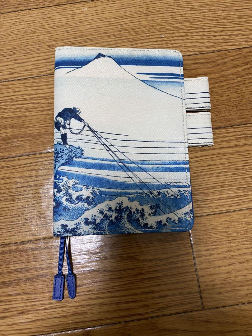 Hobonichi Notebook Cover A6 Original Size Katsushika Hokusai Used in Japan