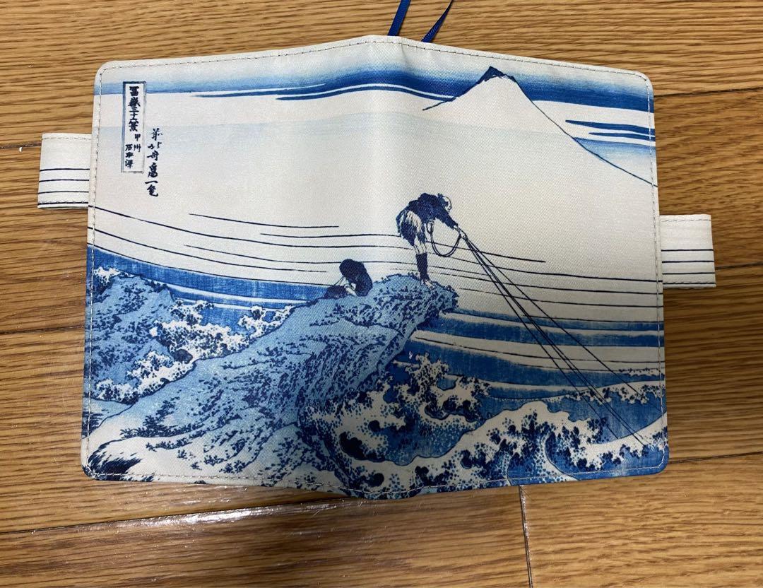 Hobonichi Notebook Cover A6 Original Size Katsushika Hokusai Used in Japan