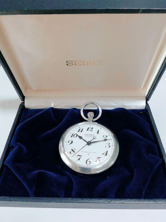 Seiko Railroad Pocket Watch Manual winding Used in Japan