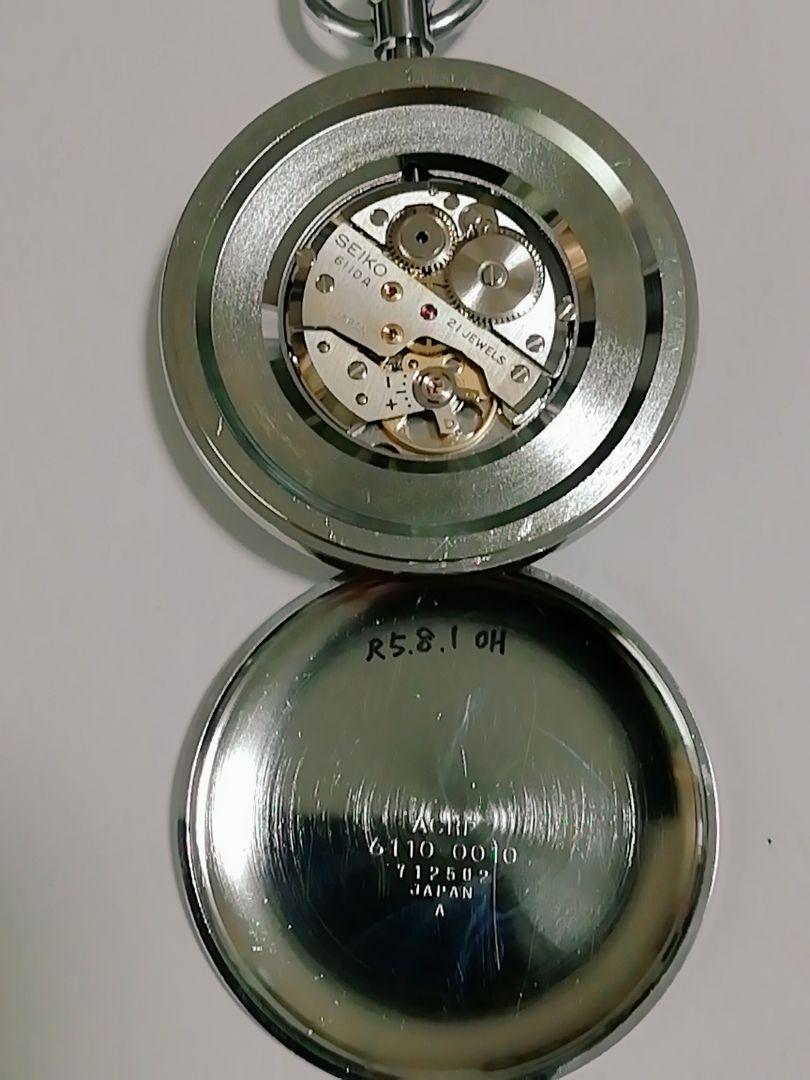 Seiko Railroad Pocket Watch Manual winding Used in Japan