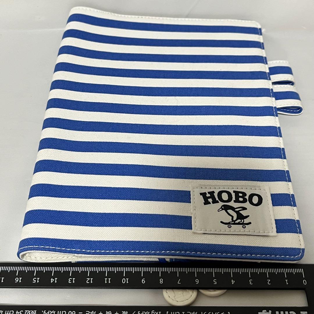 Hobonichi Notebook Cover A5 Cousin Size Marine Border Used in Japan