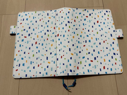 Hobonichi Notebook Cover A5 Cousin Size Mykonos Window Used in Japan