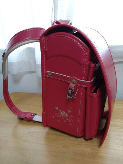 Randoseru Japanese School Bag Kid's Backpack Disney Princess Pink Used