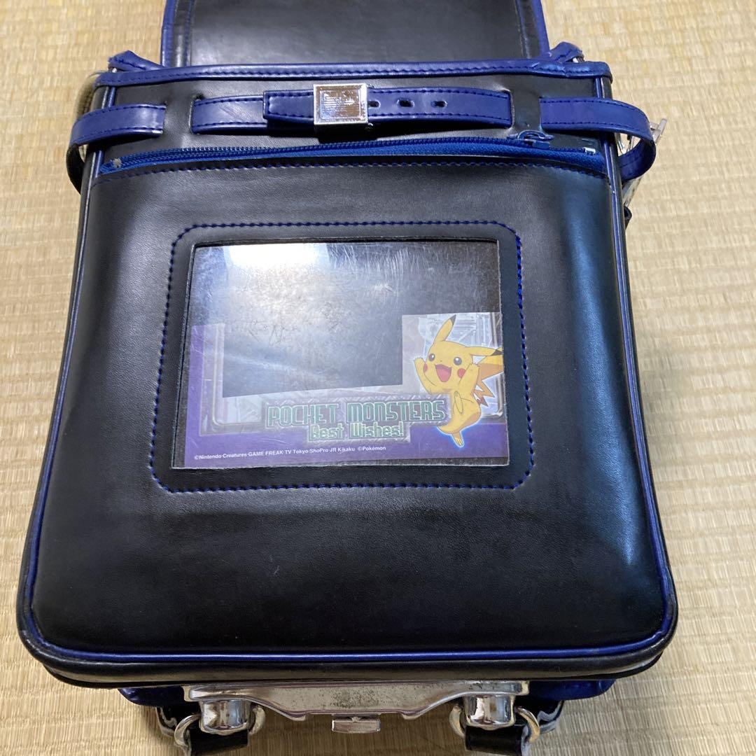 Randoseru Japanese School Bag Kid's Backpack Pokemon Dark Blue Used