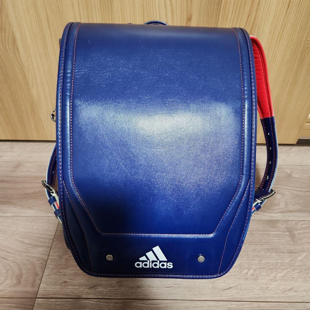 Randoseru Japanese School Bag Kid's Backpack Adidas Limited Color Blue Red Used