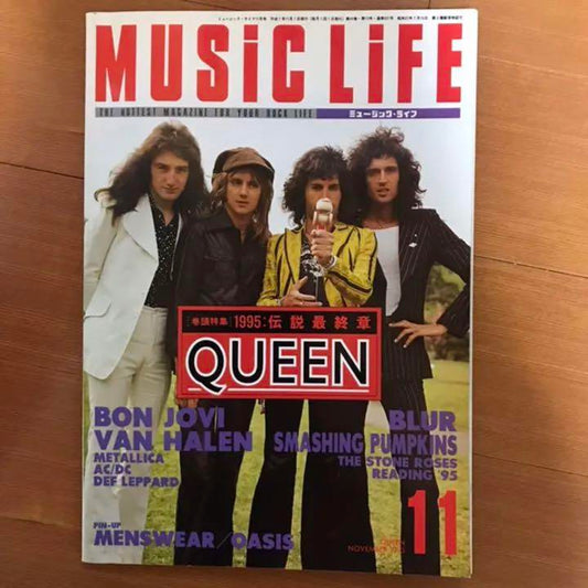 Music Life November 1995 The Legend's Final Chapter Queen Used in Japan