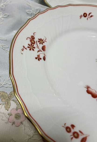 Rare Richard Ginori Red Cock Rhett & Green Plate Dish From Japan