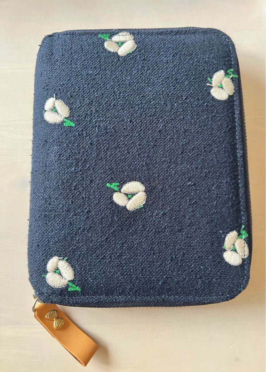 Hobonichi Notebook Cover A6 Original Size Mina-Perhonen ohayo Used in Japan