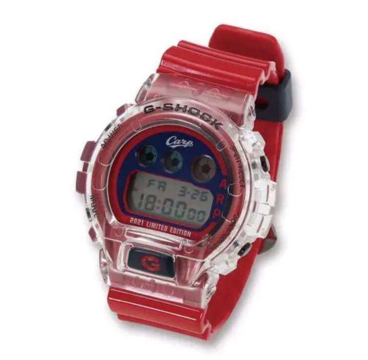 Casio Watch G-Shock 2021 Hiroshima Toyo Carp Limited DW-6900CARP21-1JR Used