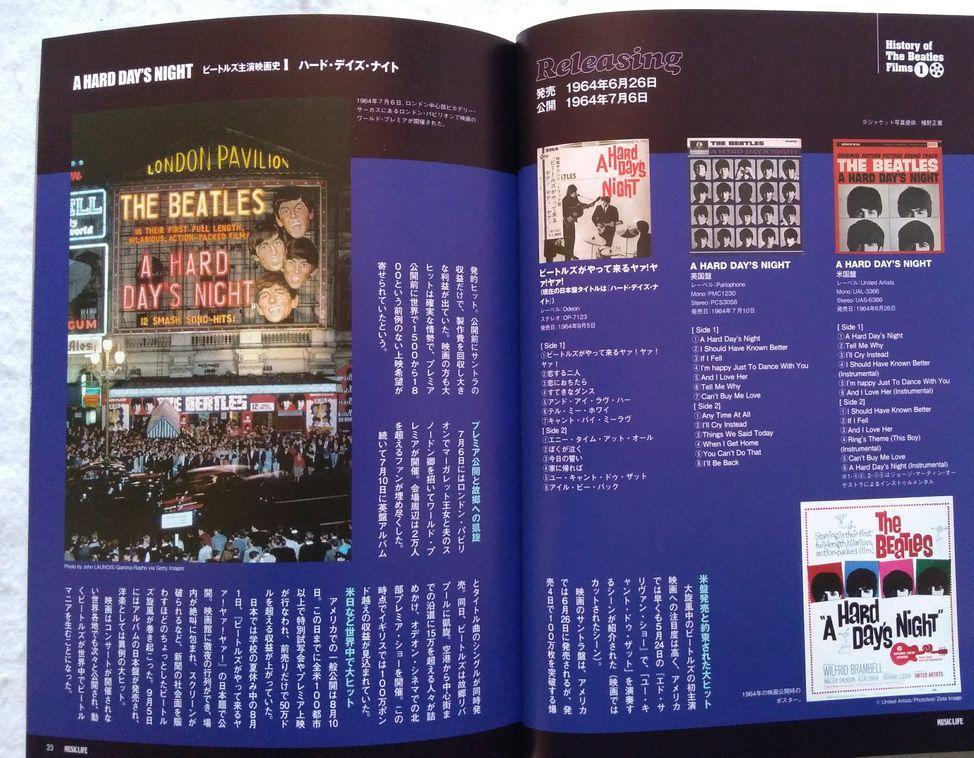 Music Life Movie starring the Beatles Used in Japan