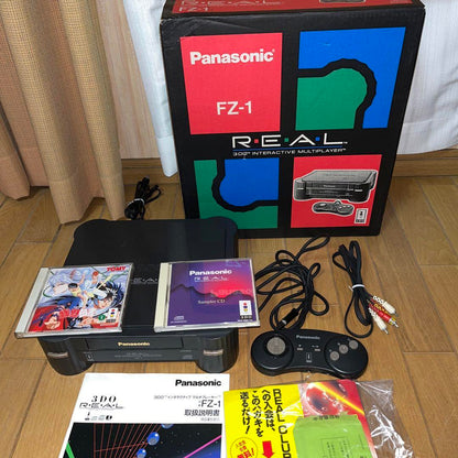 Rare 3DO Panasonic FZ-1 Video Game Consoles Software Set Used in Japan