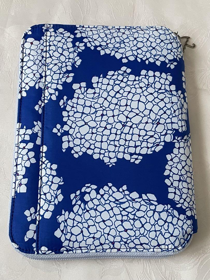 Hobonichi Notebook Cover A5 Cousin Size Zippers Hydrangea Used in Japan