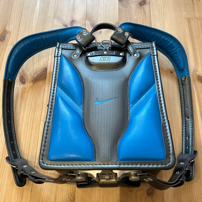 Randoseru Japanese School Bag Kid's Backpack Nike Gunmetal ️ Blue Used