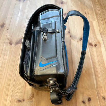 Randoseru Japanese School Bag Kid's Backpack Nike Gunmetal ️ Blue Used