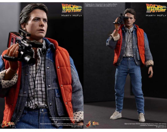 Mint Marty McFly Hot Toys 1/6 scale figure Used in Japan