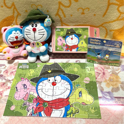 Doraemon Universal studio japan Limited Nobita's new dinosaur puzzle Mascot Used