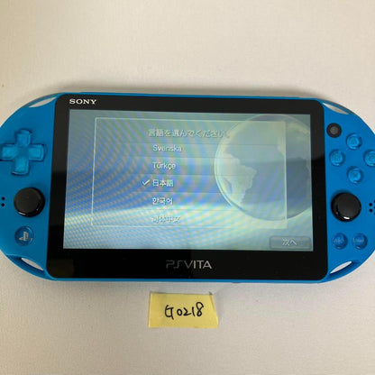 Near Mint PSVita PCH-2000 ZA23 Aqua Blue FW:3.74 Used in Japan