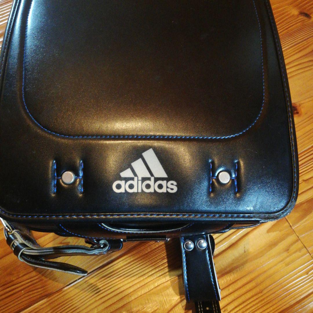 Randoseru Japanese School Bag Kid's Backpack Adidas Black Used