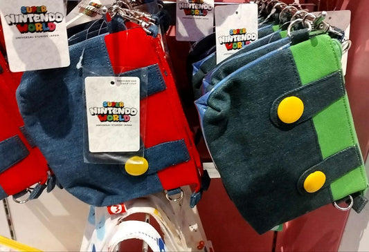 Near Mint Super Mario Bros. USJ Universal studio japan Mario Luigi Shoulder bag