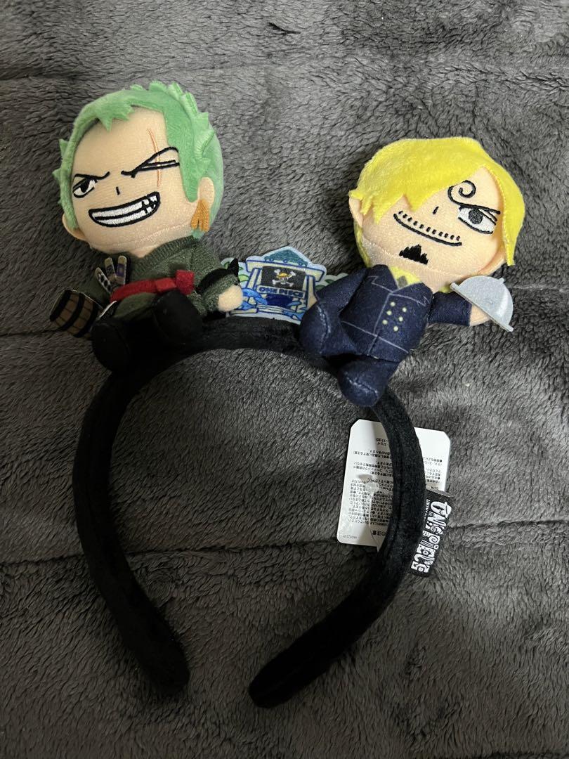 Near Mint One Piece USJ Universal studio japan Headband Sanji & Zoro 2023 Used