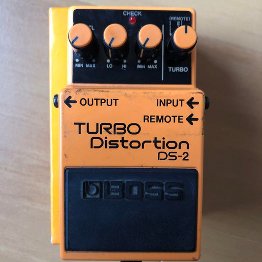 BOSS TURBO Distortion DS-2 Effector Used in Japan