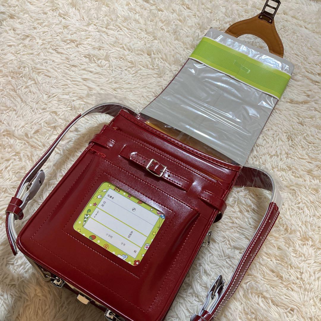 Near Mint Randoseru Japanese School Bag Kid's Backpack Red Used