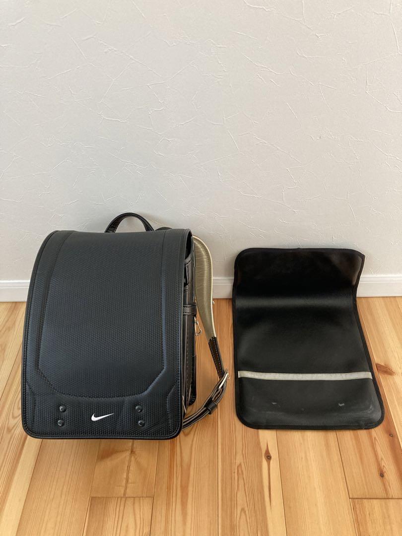 Randoseru Japanese School Bag Kid's Backpack NIKE Black Used