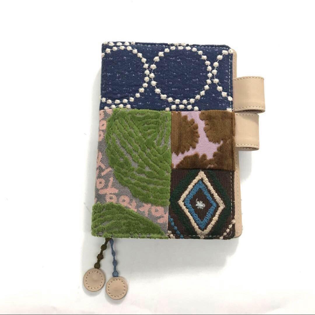 Hobonichi Notebook Cover A6 Original Size Mina-Perhonen Patchwork Used in Japan