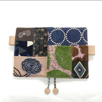 Hobonichi Notebook Cover A6 Original Size Mina-Perhonen Patchwork Used in Japan