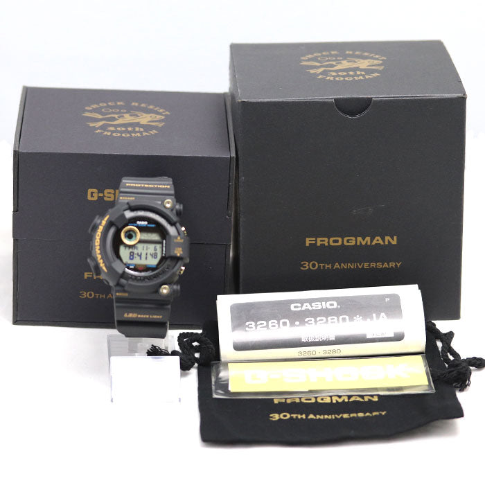 Rare Casio Watch G-Shock Frogman 30th Anniversary GW-8230B-9AJR Used in Japan