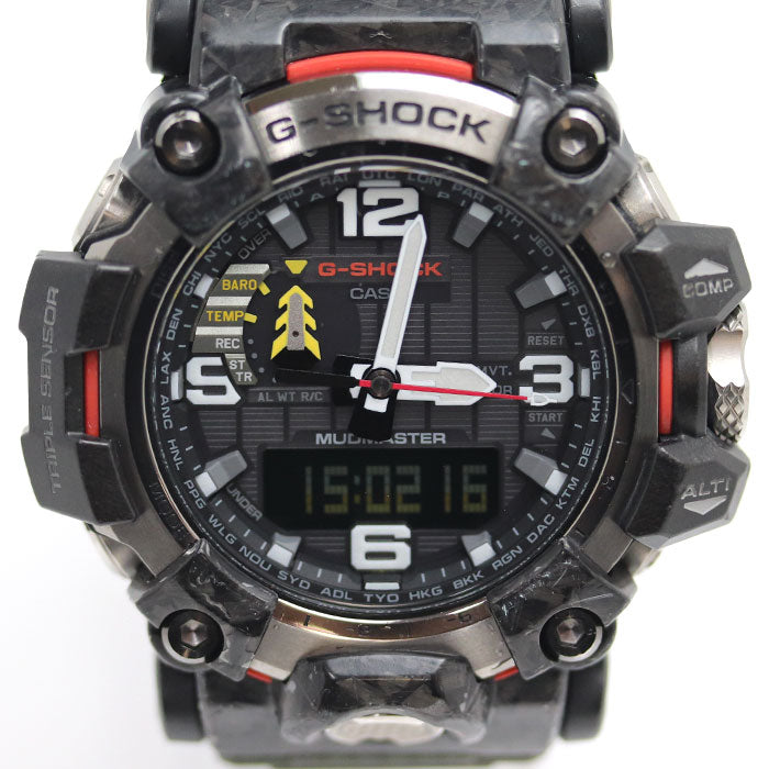 CASIO G-SHOCK Watch Madmaster Solar Black GWG-2000-1A3JF Used in Japan